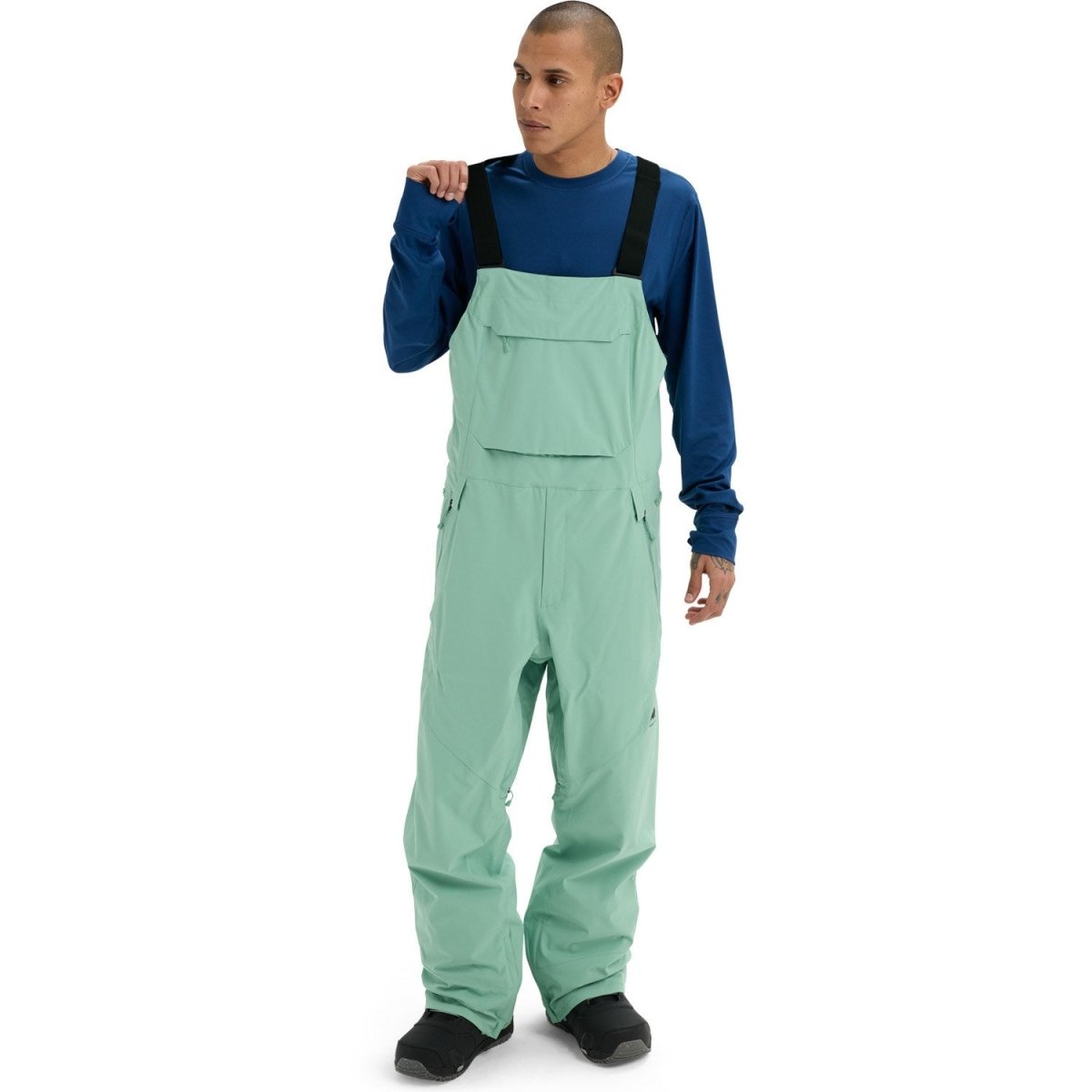 Burton Men's Reserve 2L Stretch Bib Pants 2026 Soft Sage - Elevation107