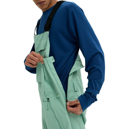 Burton Men's Reserve 2L Stretch Bib Pants 2026 Soft Sage - Elevation107