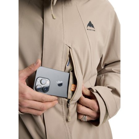 Burton Men's Reserve 2L Stretch Slim Jacket 2026 Summit Taupe - Elevation107