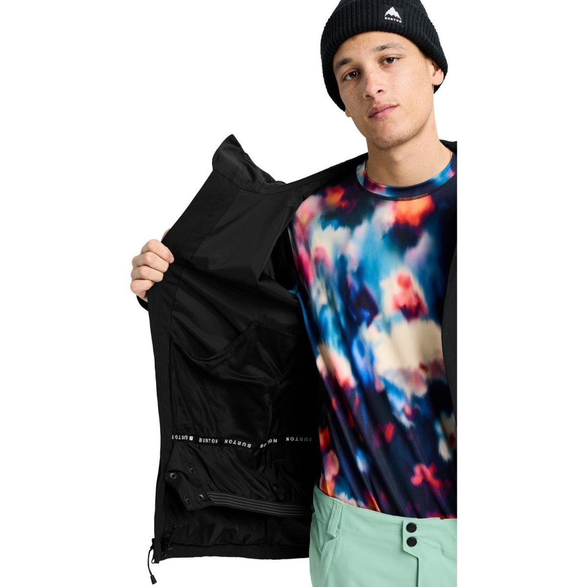 Burton Men's Reserve 2L Stretch Slim Jacket 2026 Black - Elevation107