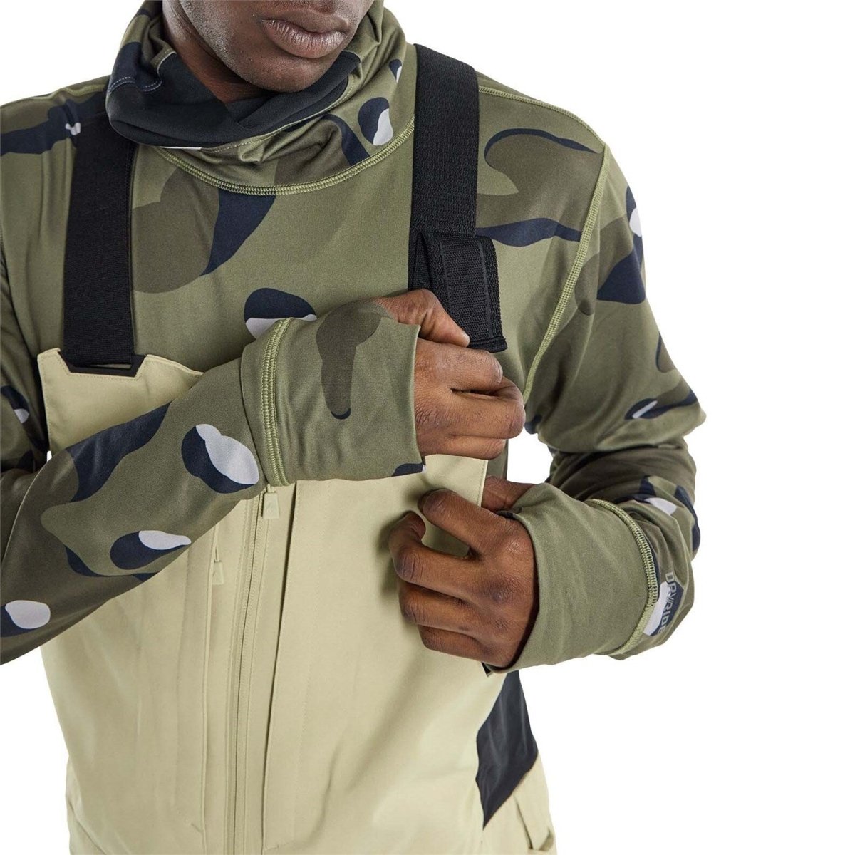 Burton Reserve Mens Bib Pants Mushroom - Elevation107