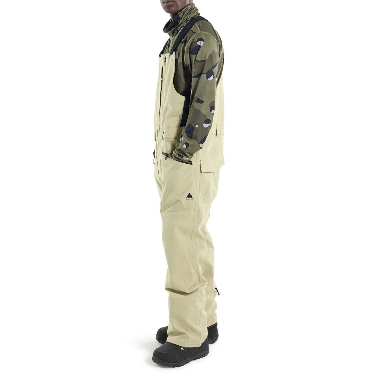 Burton Reserve Mens Bib Pants Mushroom - Elevation107