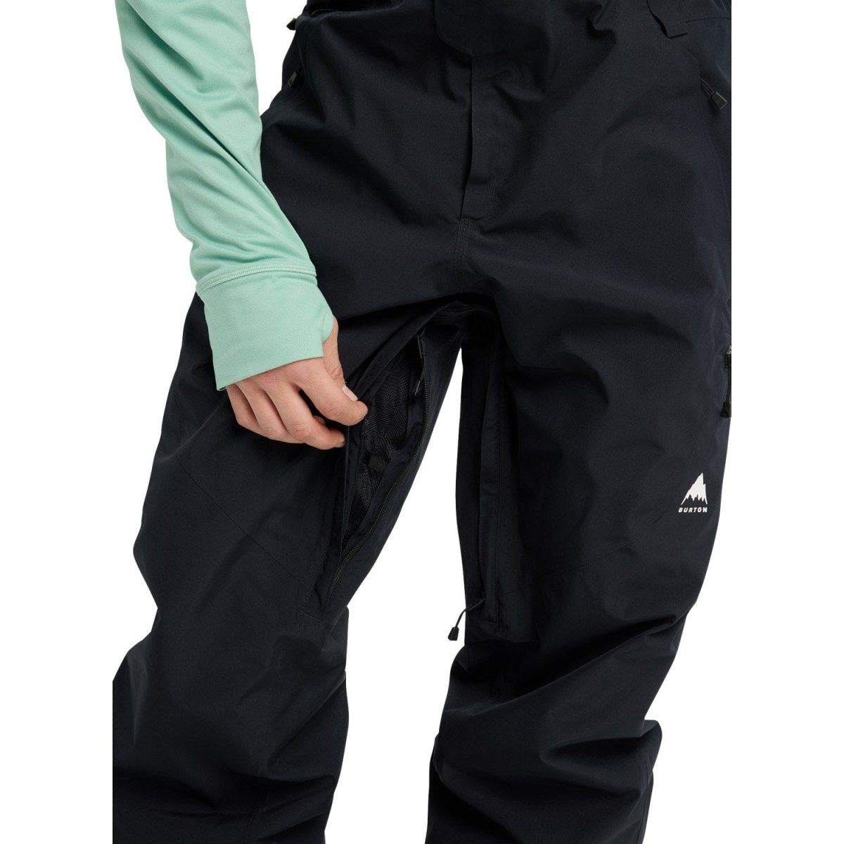 Burton Men's Reserve Gore - Tex 2L Bib Pants 2026 Black - Elevation107