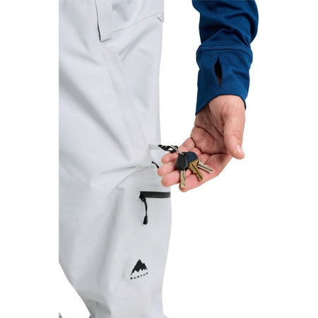 Burton Men's Reserve Gore - Tex 2L Bib Pants 2026 Grey Cloud - Elevation107