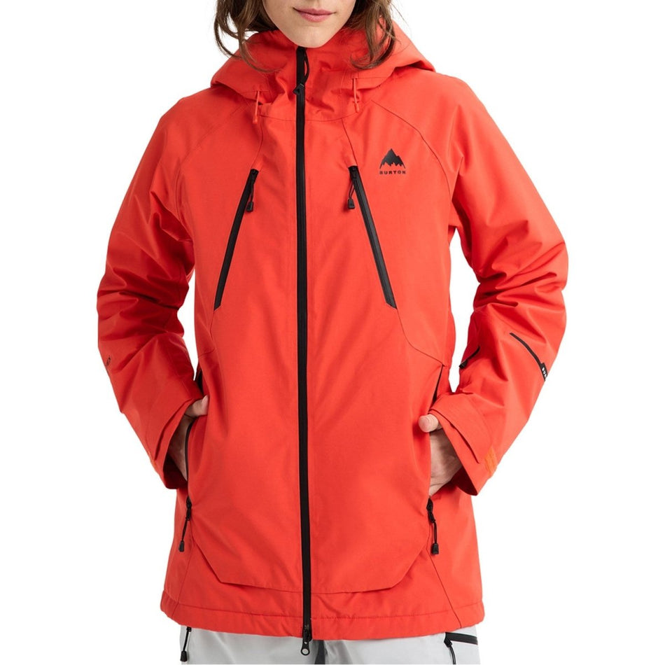 Burton Women's Reserve GORE - TEX 2L Insulated Jacket 2026 Fiesta Red - Elevation107