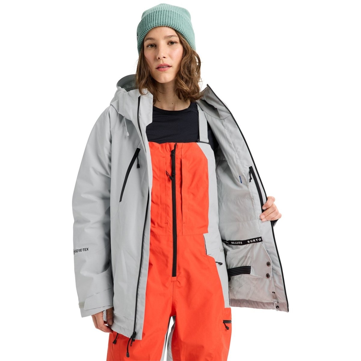 Burton Women's Reserve GORE - TEX 2L Insulated Jacket 2026 Grey Cloud - Elevation107