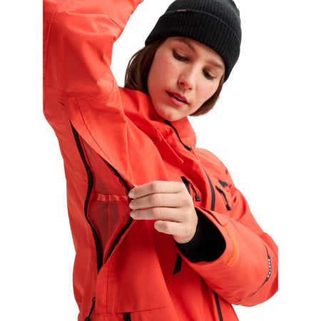 Burton Women's Reserve GORE - TEX 2L Insulated Jacket 2026 Fiesta Red - Elevation107