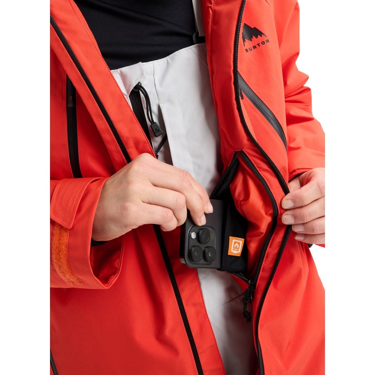 Burton Women's Reserve GORE - TEX 2L Insulated Jacket 2026 Fiesta Red - Elevation107