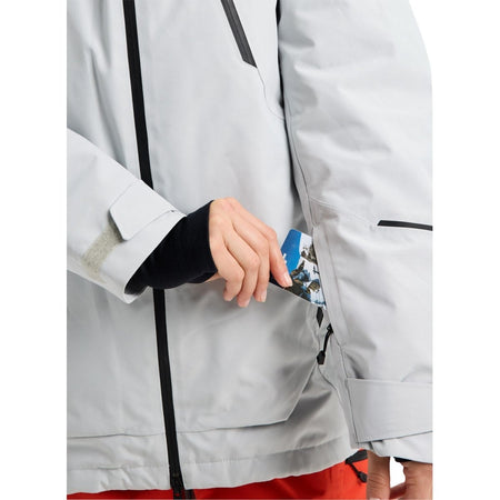 Burton Women's Reserve GORE - TEX 2L Insulated Jacket 2026 Grey Cloud - Elevation107
