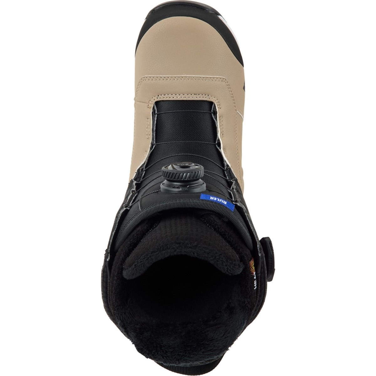 Burton Ruler BOA Snowboard Boots Mens 2026 Black / Summit Taupe - Elevation107