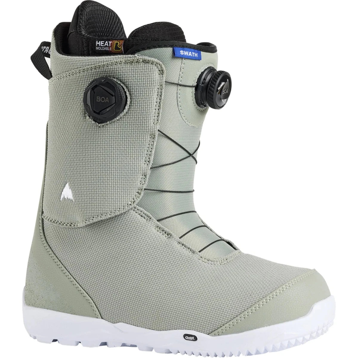 Burton Swath BOA Snowboard Boots Mens 2026 Talc Green - Elevation107