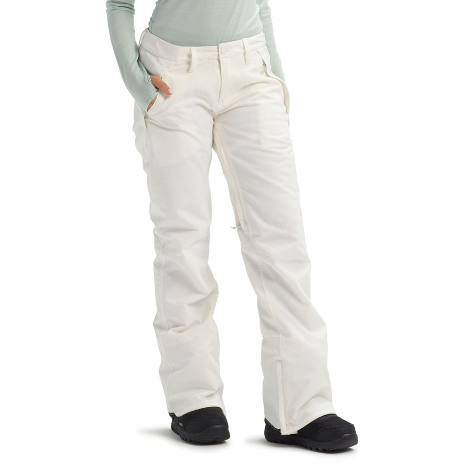 Burton Society Pants Womens Stout White - Elevation107