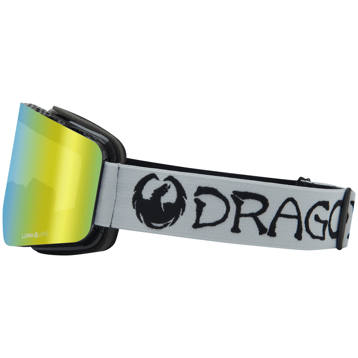 Dragon R1 OTG Snow Goggles Classic Grey / Lumalens Gold Ion + Lumalens Amber - Elevation107