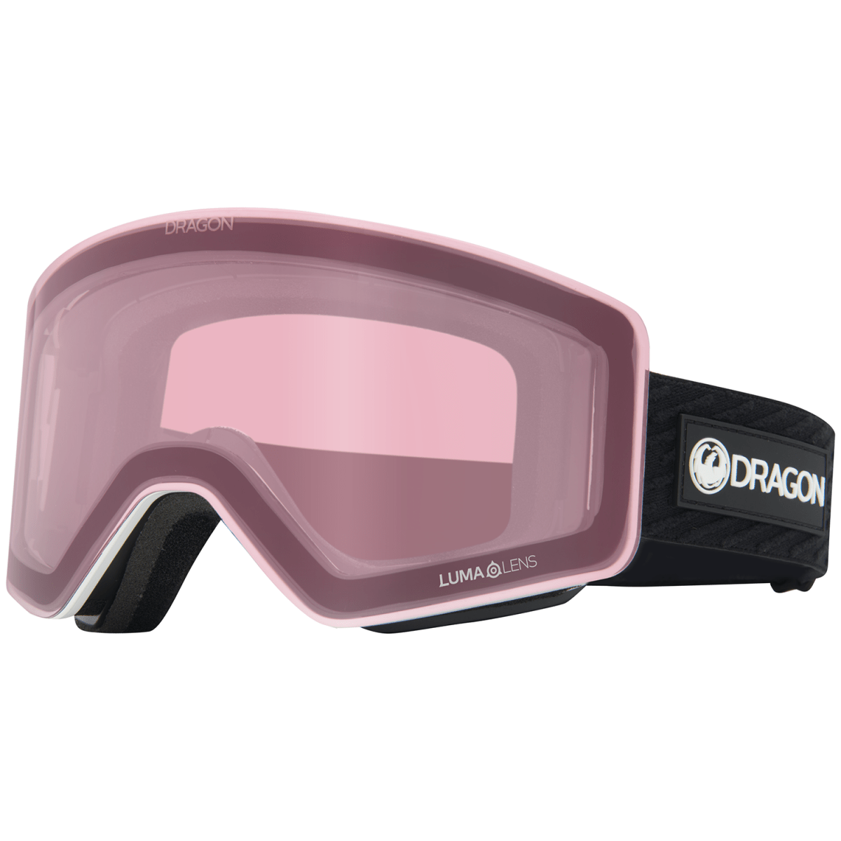 Dragon R1 OTG Snow Goggles Icon Red/ Lumalens Red Ion + Lumalens Light Rose - Elevation107
