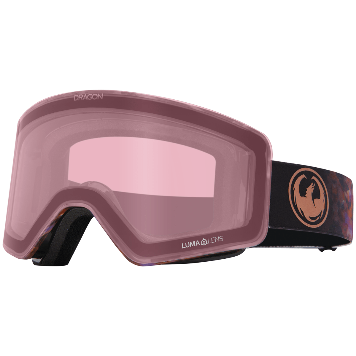 Dragon R1 OTG Snow Goggles Amethyst / Lumalens Rose Gold Ion + Lumalens Light Rose - Elevation107