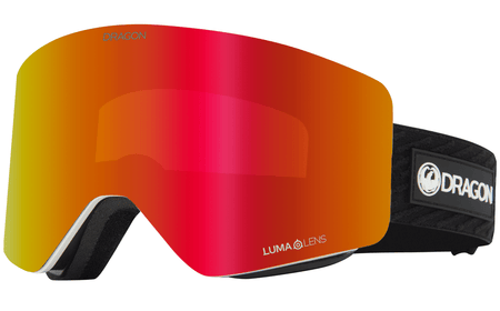Dragon R1 OTG Snow Goggles Icon Red/ Lumalens Red Ion + Lumalens Light Rose - Elevation107