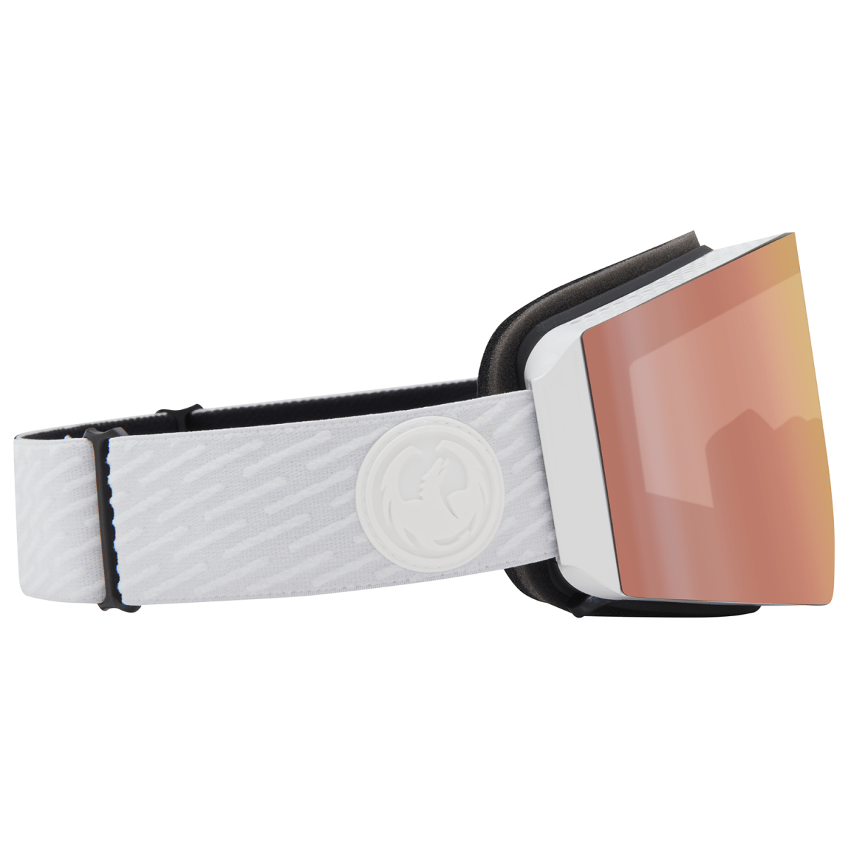 Dragon RVX MAG OTG Snow Goggles Alpina / Lumalens Rose Gold Ion + Lumalens Amber - Elevation107