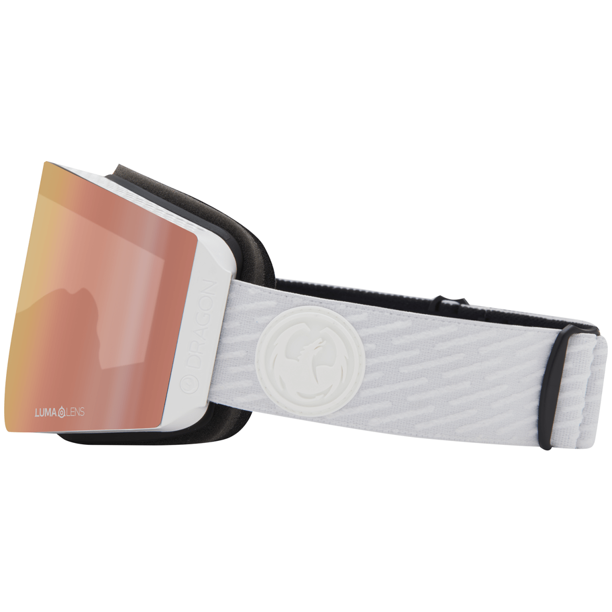 Dragon RVX MAG OTG Snow Goggles Alpina / Lumalens Rose Gold Ion + Lumalens Amber - Elevation107