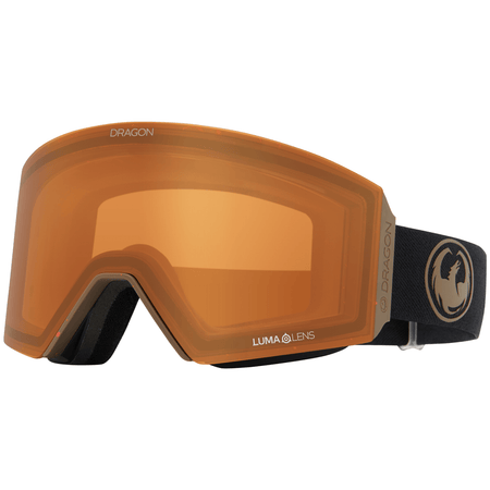 Dragon RVX MAG OTG Snow Goggles Reused / Lumalens Dark Smoke + Lumalens Amber - Elevation107