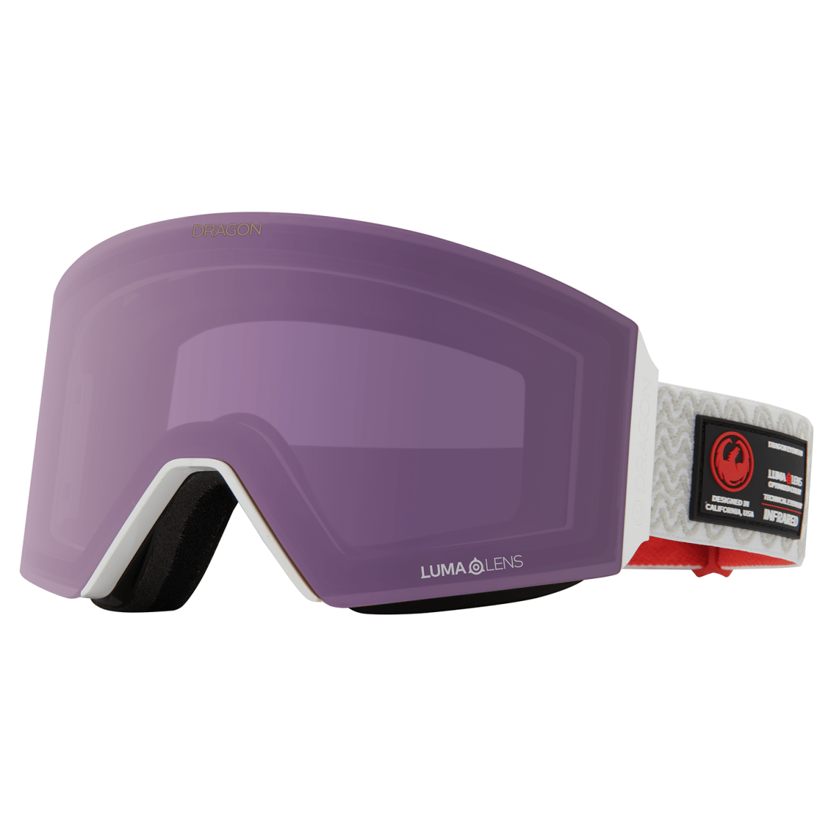 Dragon RVX MAG OTG Snow Goggles Gypsum / Lumalens Solace Infrared + Lumalens Violet - Elevation107
