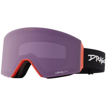 Dragon RVX MAG OTG Snow Goggles Ripper / Lumalens Dark Smoke + Lumalens Violet - Elevation107