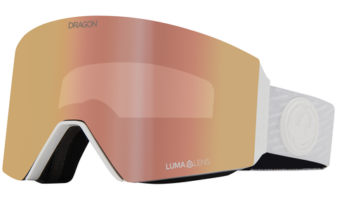 Dragon RVX MAG OTG Snow Goggles 2024 Alpina / Lumalens Rose Gold Ion + Lumalens Amber