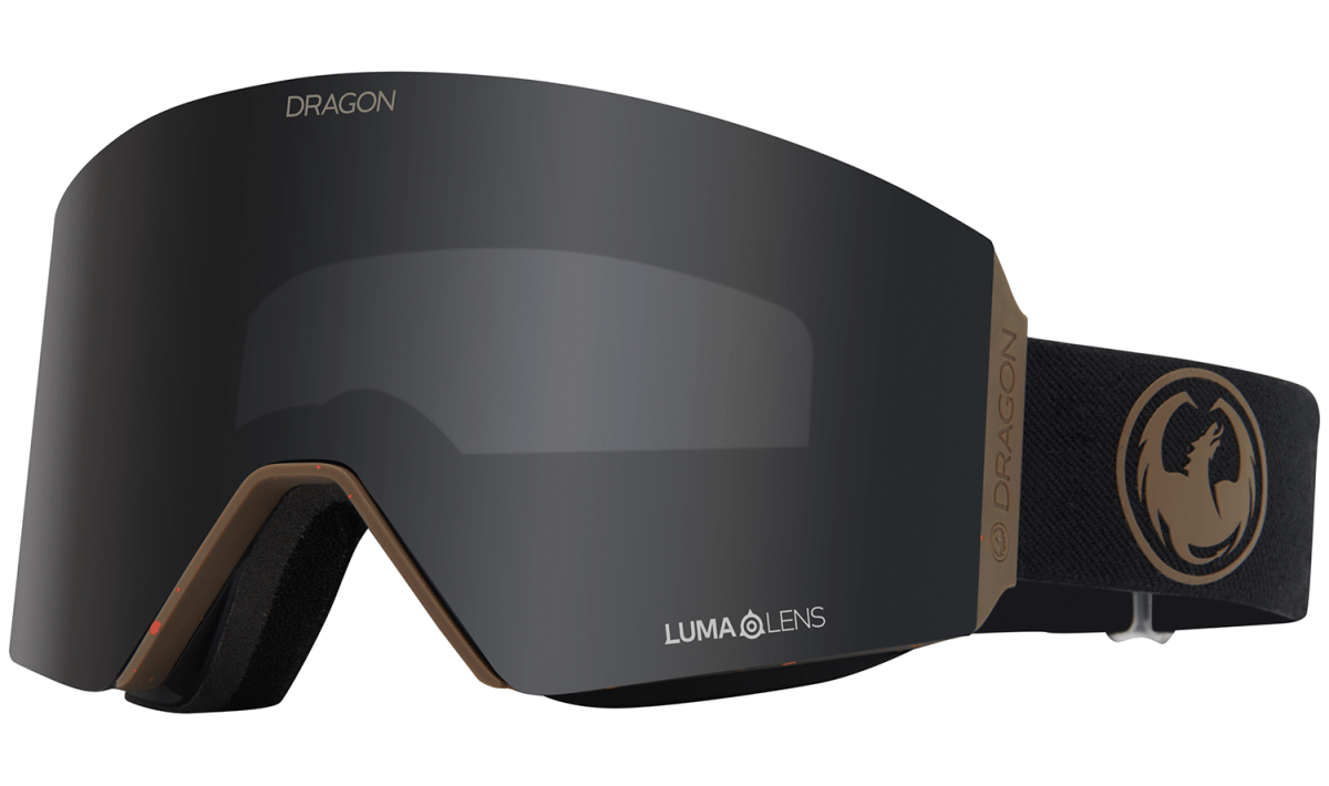 Dragon RVX MAG OTG Snow Goggles Reused / Lumalens Dark Smoke + Lumalens ...