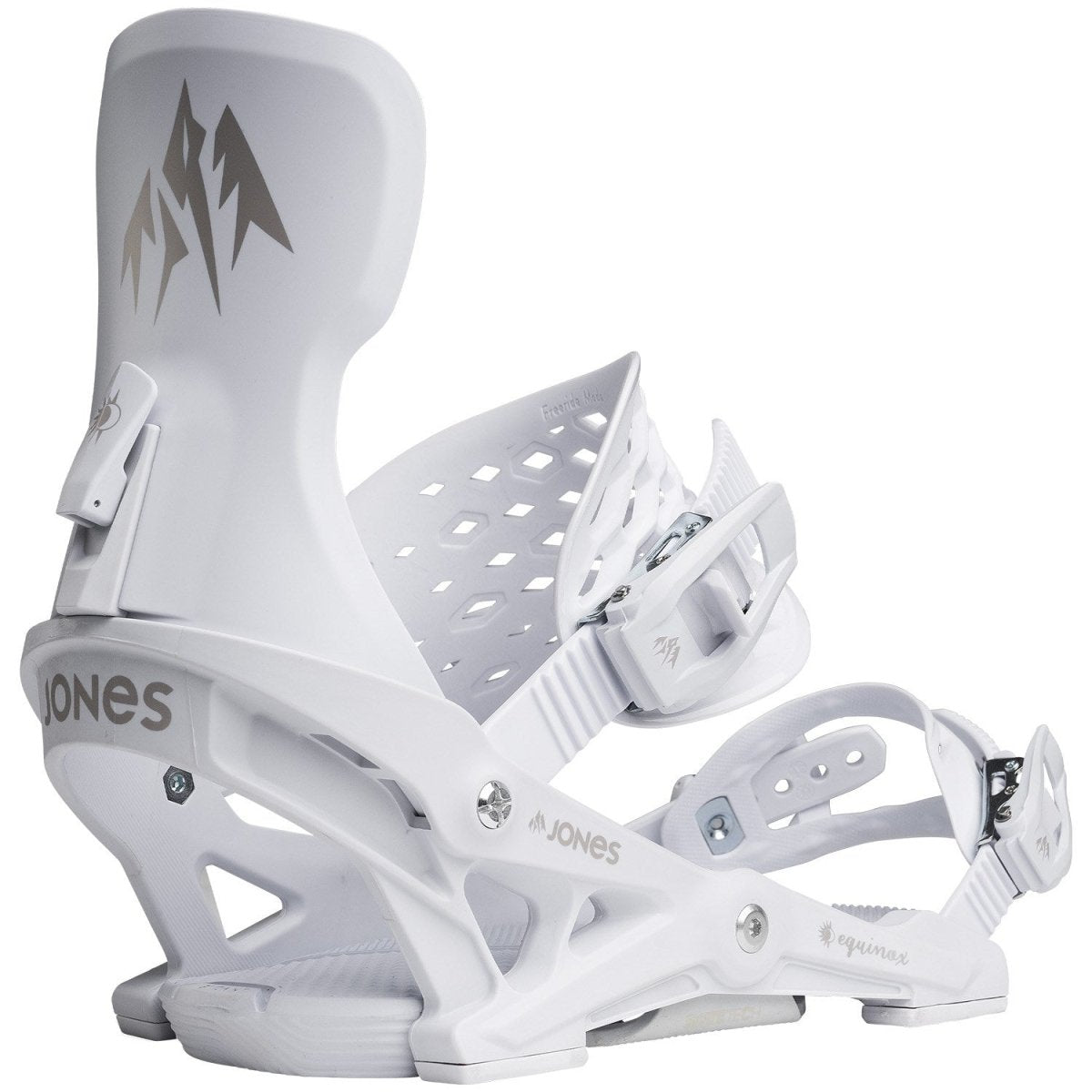Jones Equinox Snowboard Bindings Womens 2026 Cloud White - Elevation107