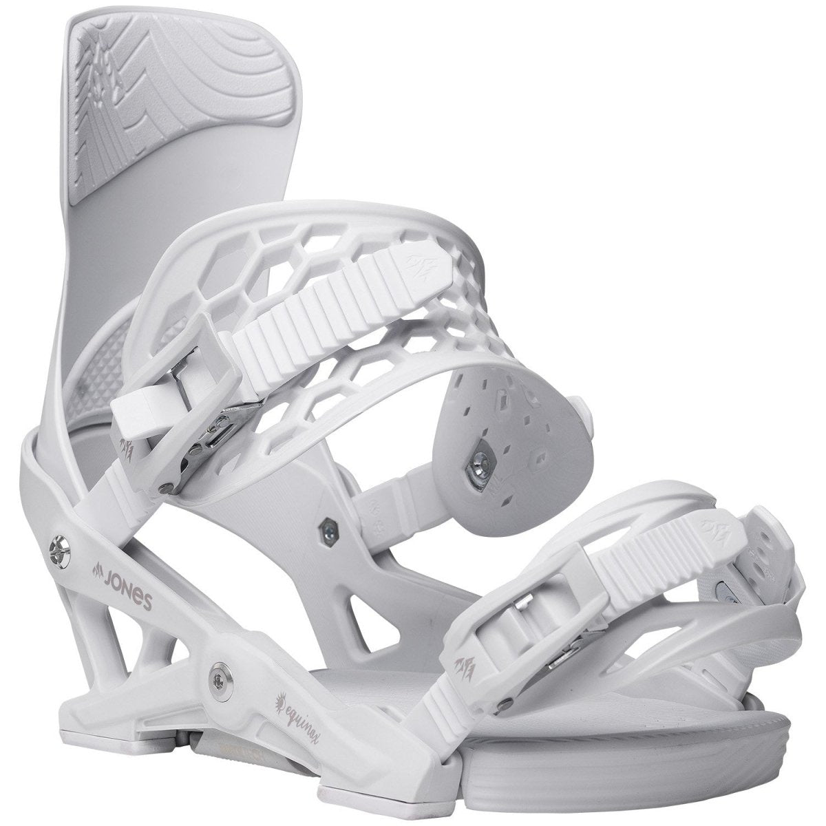 Jones Equinox Snowboard Bindings Womens 2026 Cloud White - Elevation107