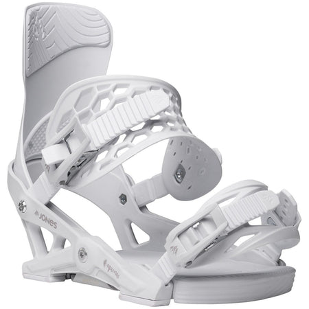 Jones Equinox Snowboard Bindings Womens 2026 Cloud White - Elevation107
