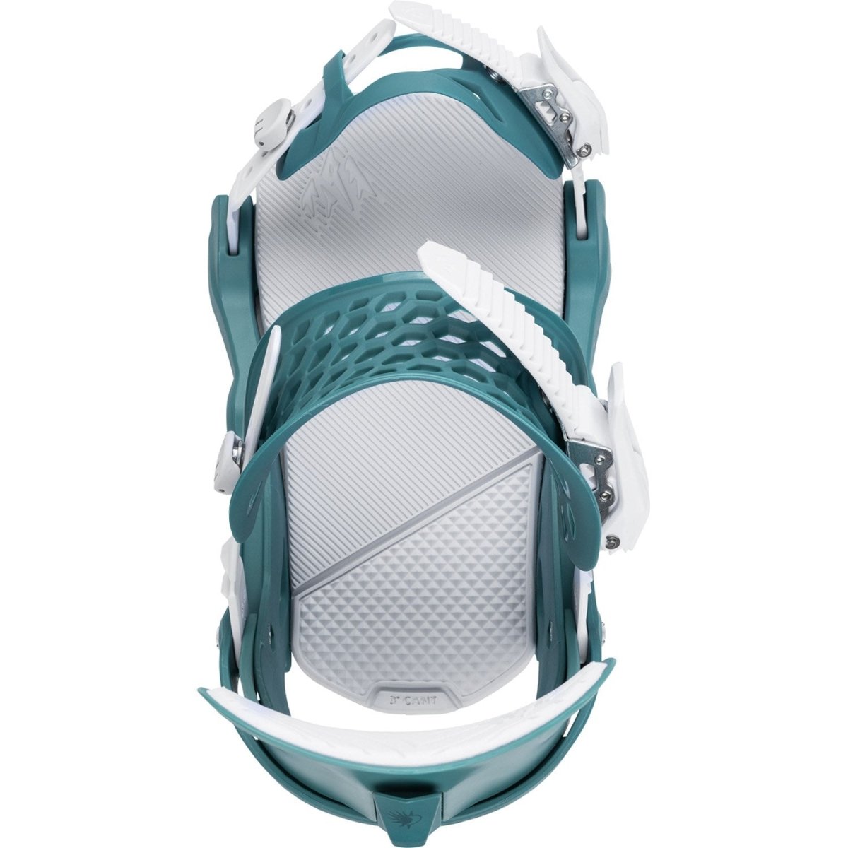 Jones Equinox Snowboard Bindings Womens 2026 Deep Teal - Elevation107