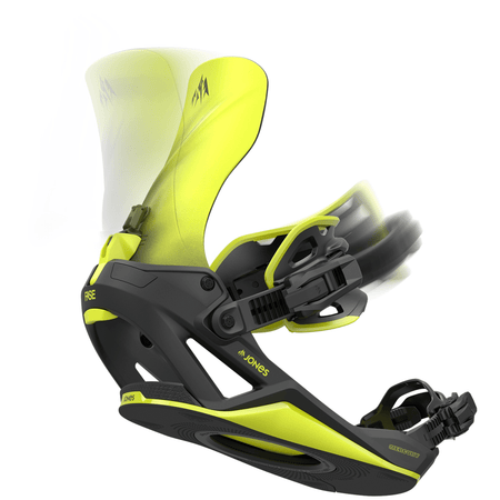Jones Mercury FASE Snowboard Bindings 2026 Lime Art - Elevation107
