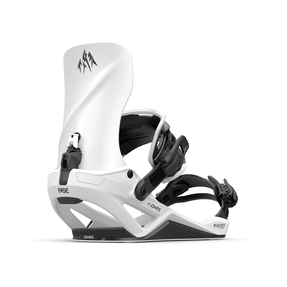 Jones Mercury FASE Snowboard Bindings 2026 Cloud White - Elevation107