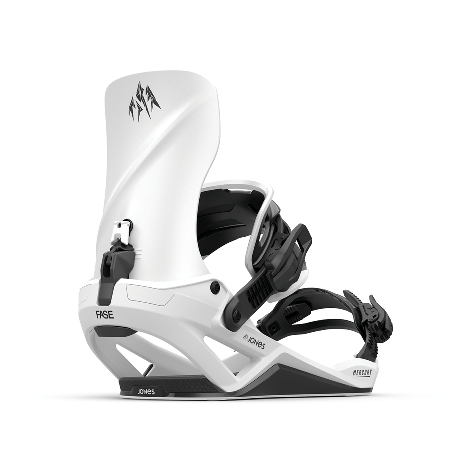 Jones Mercury FASE Snowboard Bindings 2026 Cloud White - Elevation107