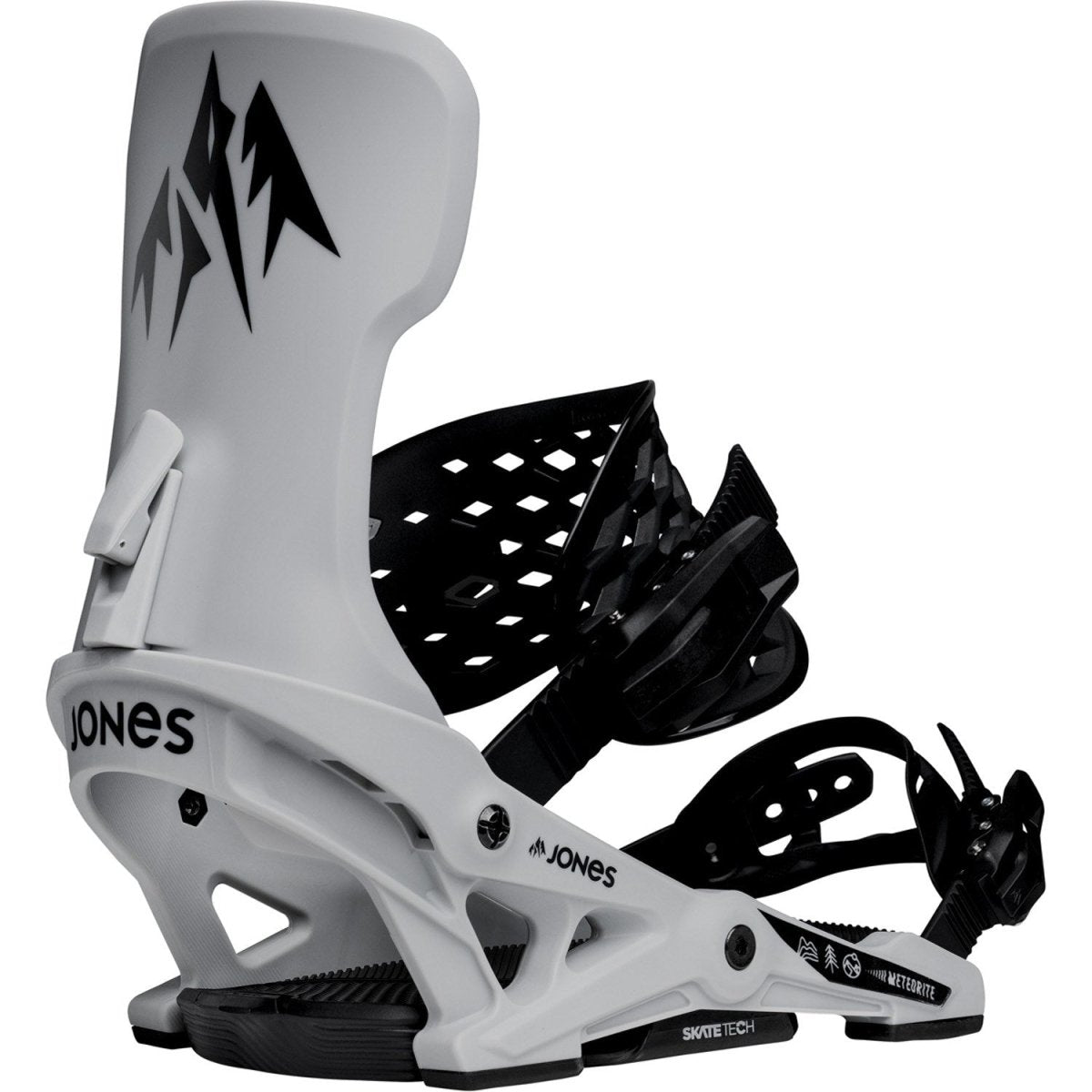 Jones Meteorite Snowboard Bindings Mens 2026 Smoke Grey - Elevation107