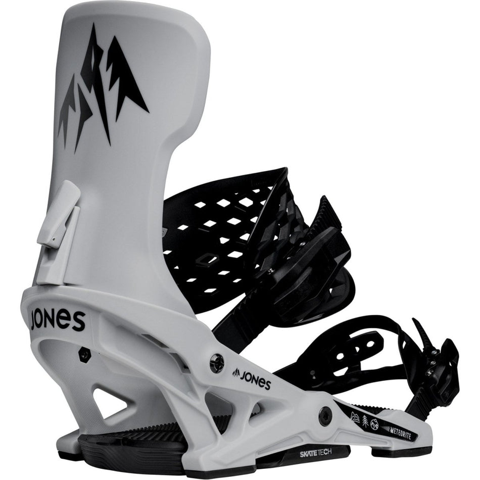 Jones Meteorite Snowboard Bindings Mens 2026 Smoke Grey - Elevation107