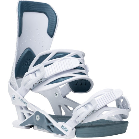 Jones Orion Snowboard Bindings Mens 2026 White Glacier Frost - Elevation107