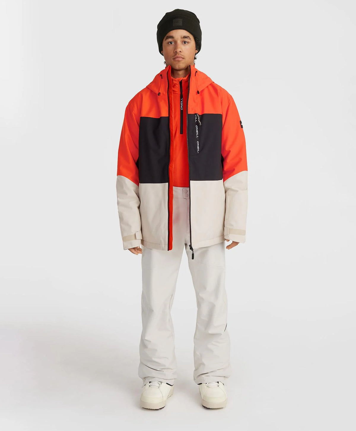 ONeill Carbonite Snow Jacket Mens 2025 Paprika Flame - Elevation107