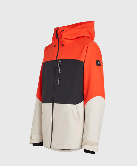 ONeill Carbonite Snow Jacket Mens 2025 Paprika Flame - Elevation107