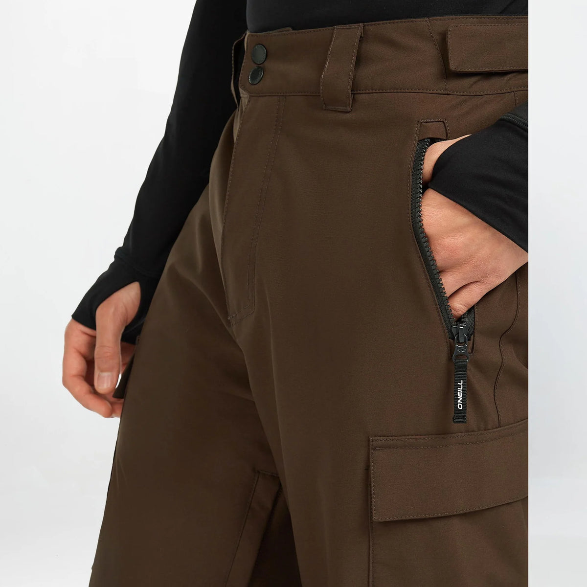 O'Neill Cruz Cargo Snow Pants Mens 2026 Coffee Bean - Elevation107