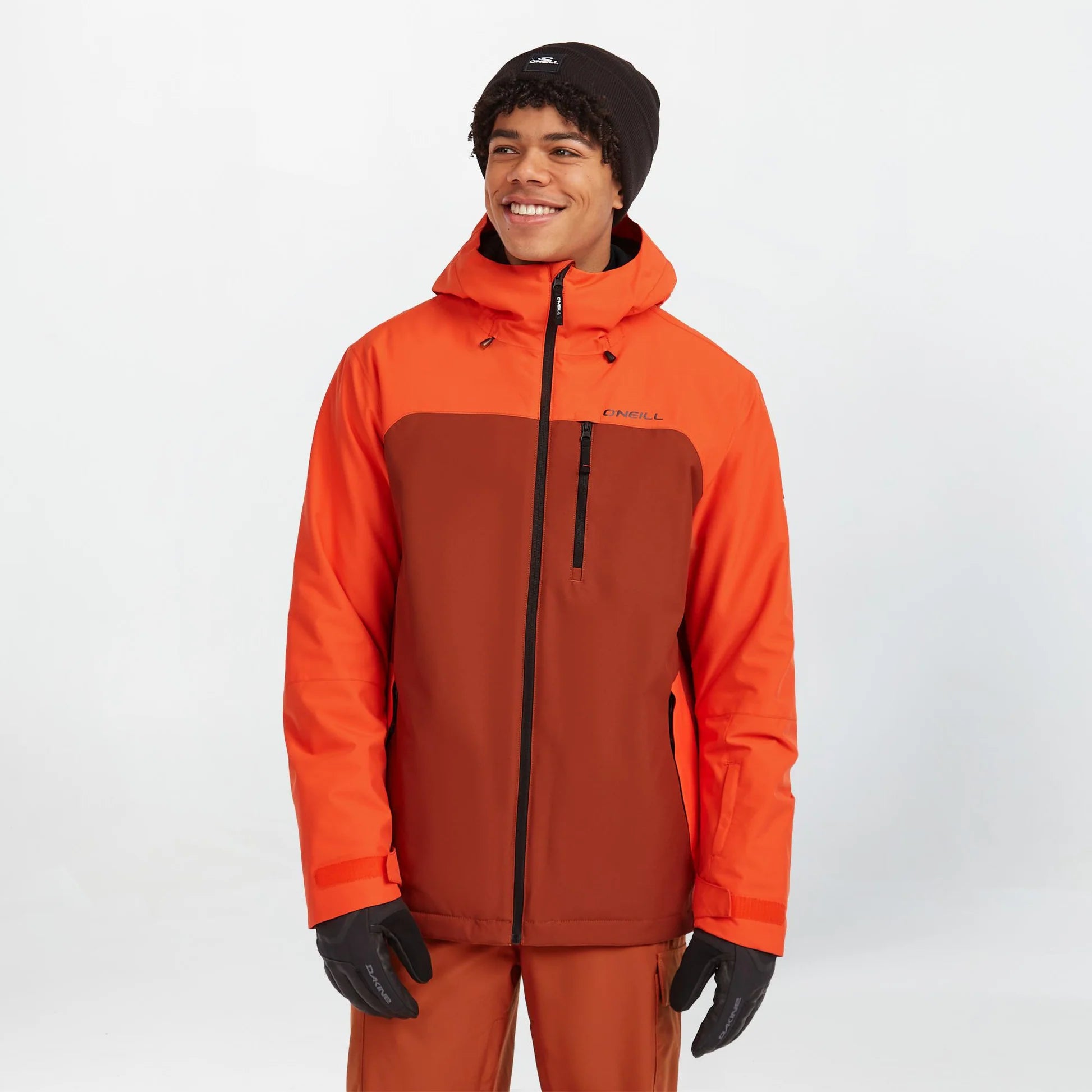O'Neill Cruz Duo Snow Jacket Mens 2026 Flame Colour Block - Elevation107