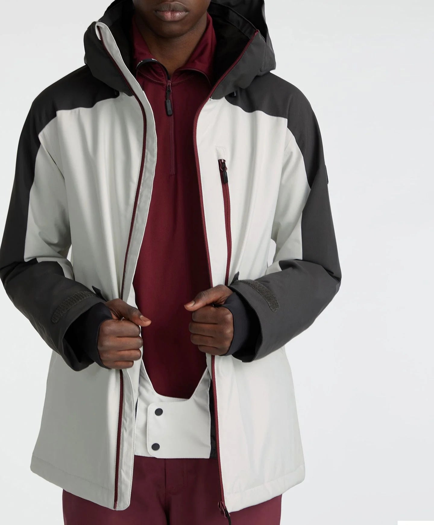 ONeill Diabase Jacket Mens London Fog Colour Block - Elevation107