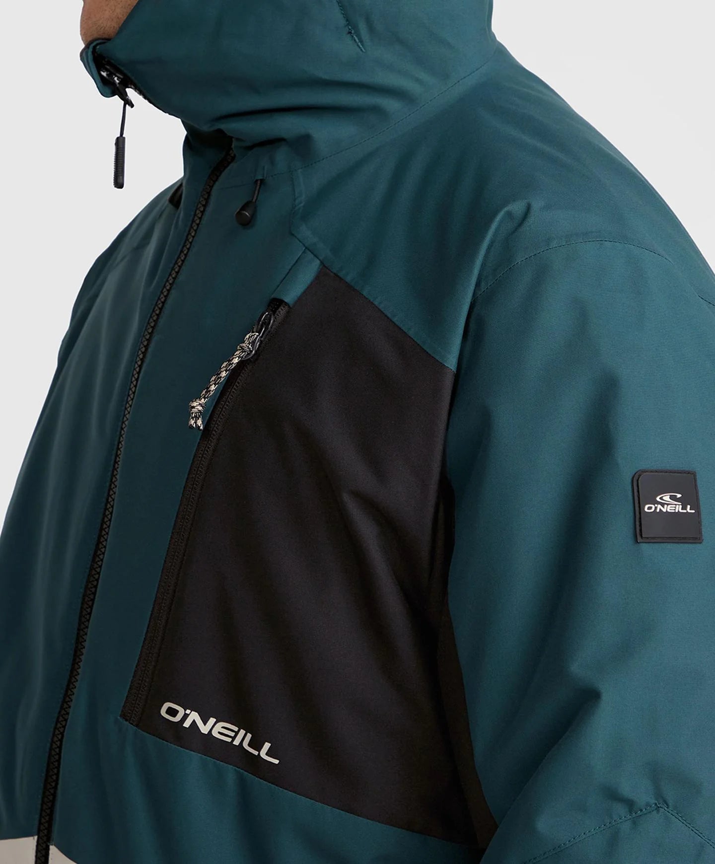 ONeill Hammer Block Snow Jacket Mens 2025 Alma Steel - Elevation107