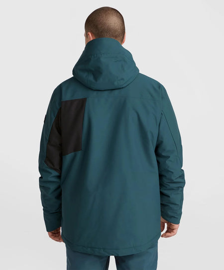ONeill Hammer Block Snow Jacket Mens 2025 Alma Steel - Elevation107