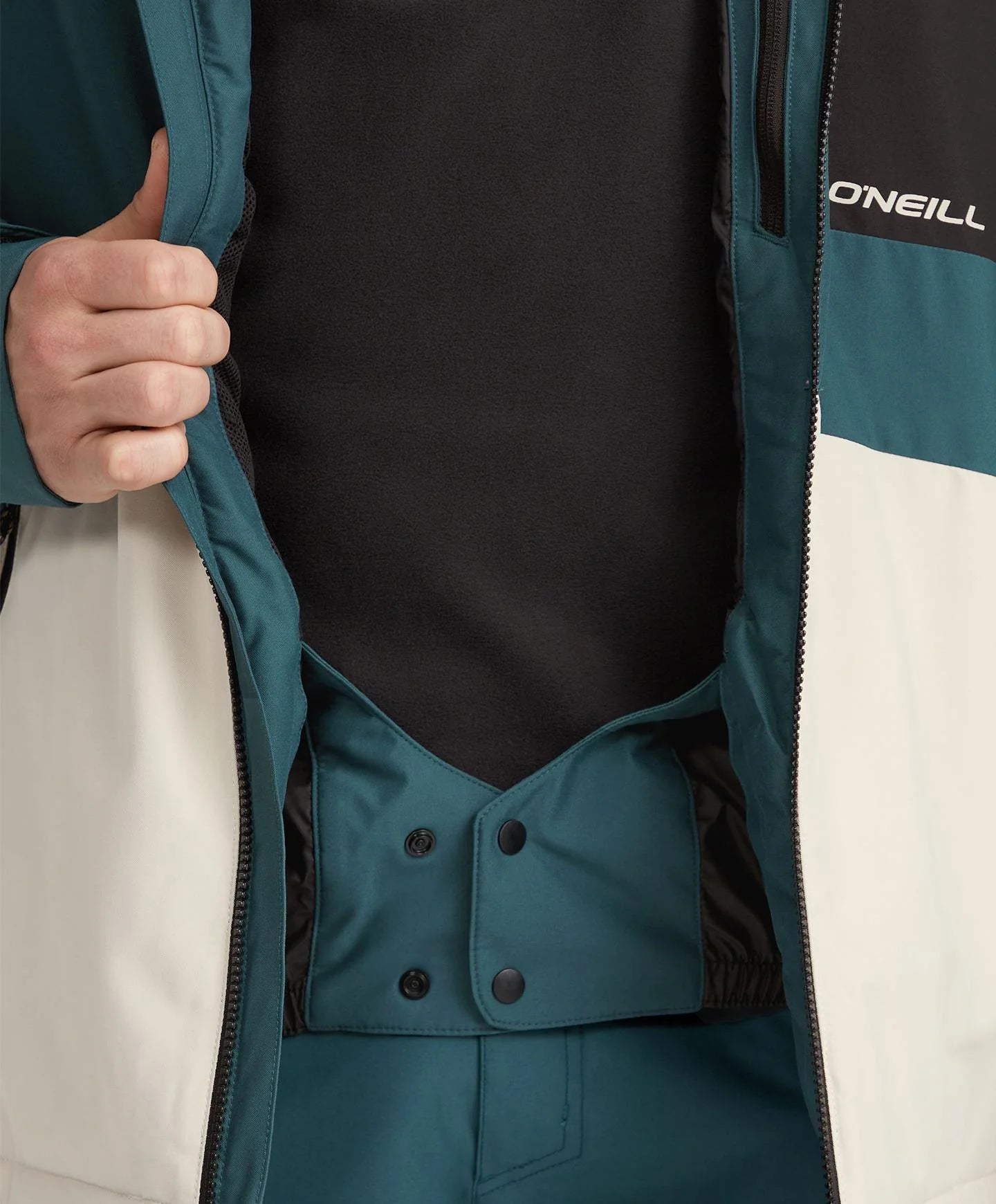 ONeill Hammer Block Snow Jacket Mens 2025 Alma Steel - Elevation107