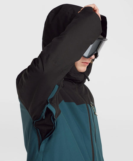 ONeill Hammer Plus Snow Jacket Mens 2025 Alma Steel - Elevation107