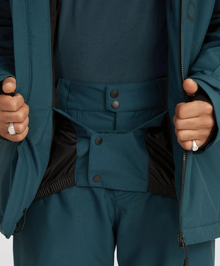 ONeill Hammer Snow Jacket Mens 2025 Alma Steel - Elevation107