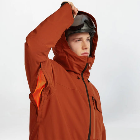 O'Neill Peak Snow Jacket Mens 2026 Bonfire - Elevation107