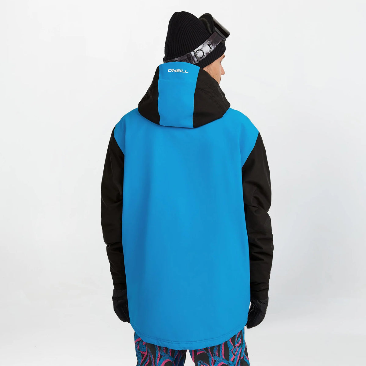O'Neill Play Asymmetric Snow Jacket Mens 2026 Ocean Melody Colour Block - Elevation107