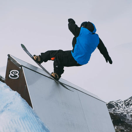 O'Neill Play Asymmetric Snow Jacket Mens 2026 Ocean Melody Colour Block - Elevation107